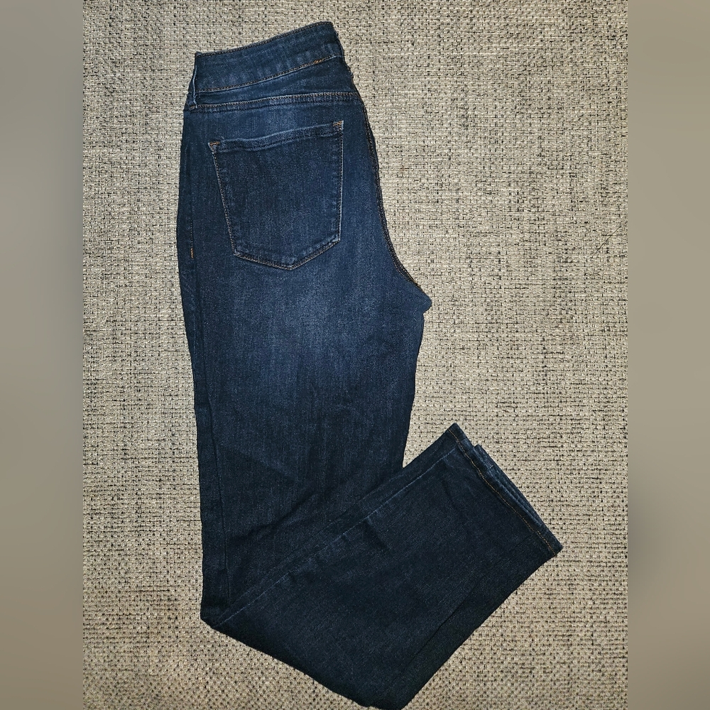 Refuge Dark Indigo Skinny Jeans Y2K - Picture 2 of 5